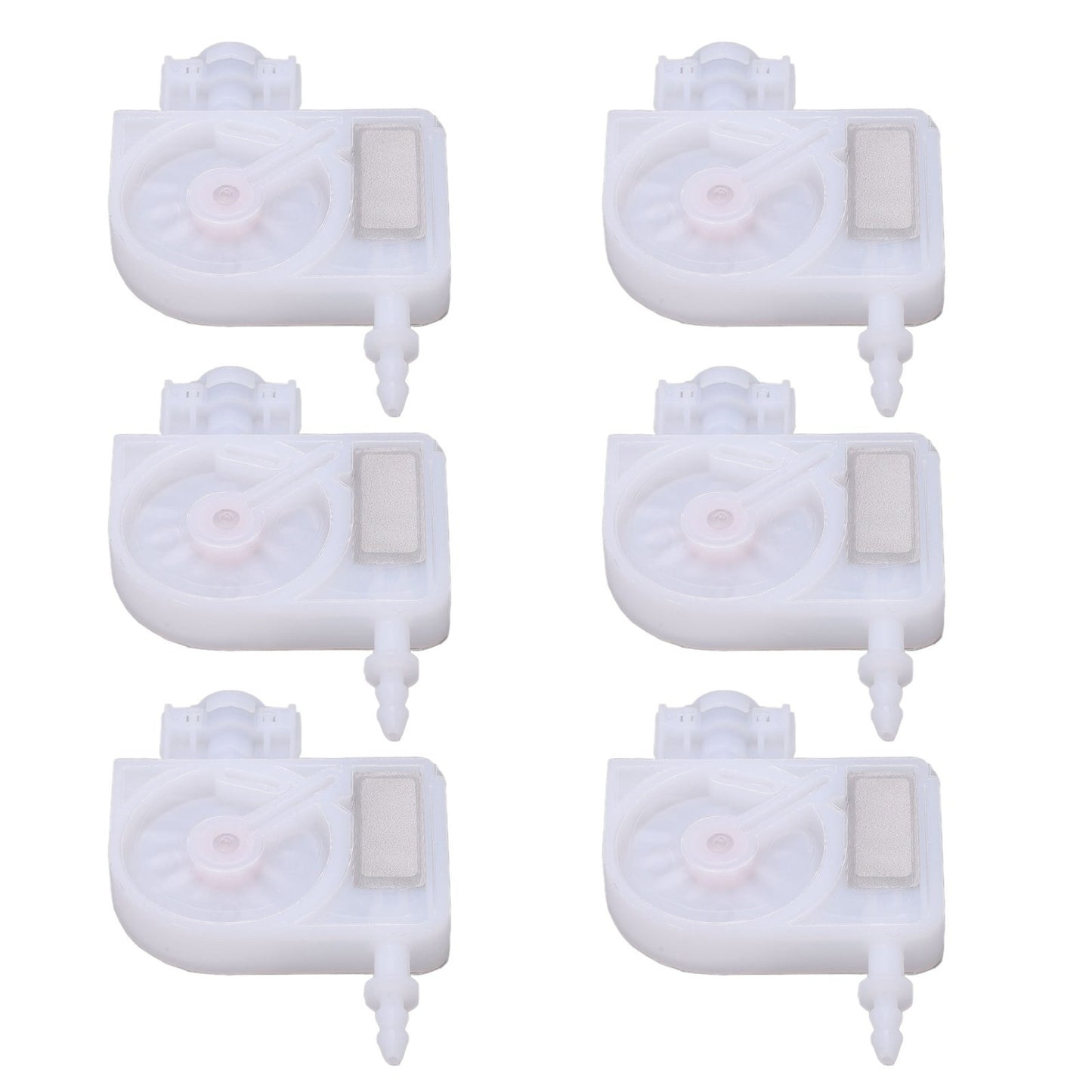 6Pcs Ink Damper Replacement for 4880 DX5 DX6 DX7 4800 7800 7880 9800 Printer White Plug in