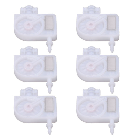 6Pcs Ink Damper Replacement for 4880 DX5 DX6 DX7 4800 7800 7880 9800 Printer White Plug in