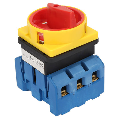 80A/100A Load Circuit Breaker Switch 3-Pole 2-Position Rotary Cam On off Power Switch (100A)