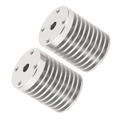 2Pcs Hotend Heatsink V6 Extruder Aluminum Heat Sink for Voron 0.1 0.2 3D Printer