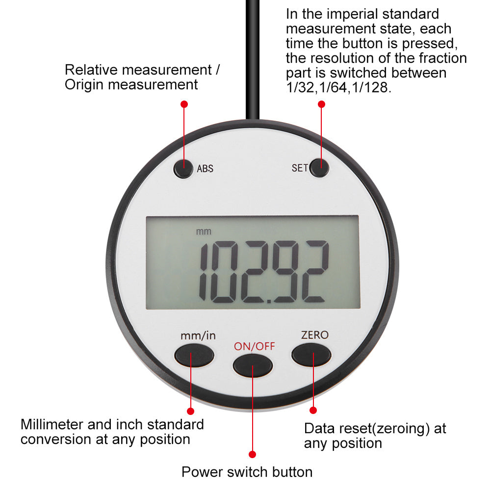 0-600mm Accurate Digital Linear Scale LCD Readout Kit for Milling Machines Lathes