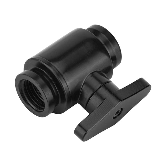 G1/4" Internal Thread Black Water Ball Valve for Computer Water Cooling System (Black Handle)