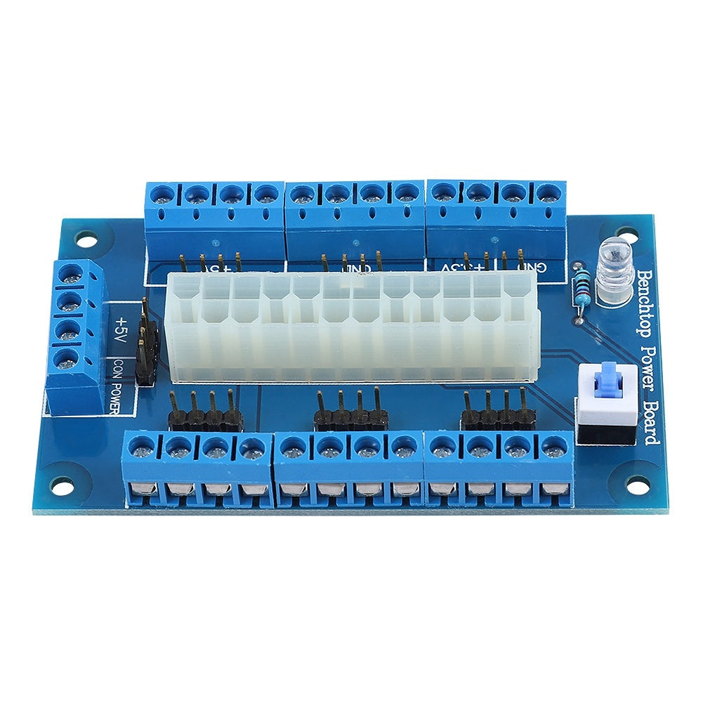 24/20Pin ATX Power Supply Bench Top Breakout Board Module Adapter For Computer PC