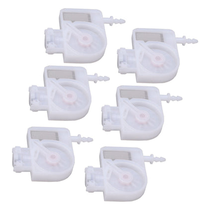 6Pcs Ink Damper Replacement for 4880 DX5 DX6 DX7 4800 7800 7880 9800 Printer White Plug in