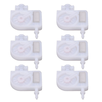 6Pcs Ink Damper Replacement for 4880 DX5 DX6 DX7 4800 7800 7880 9800 Printer White Plug in