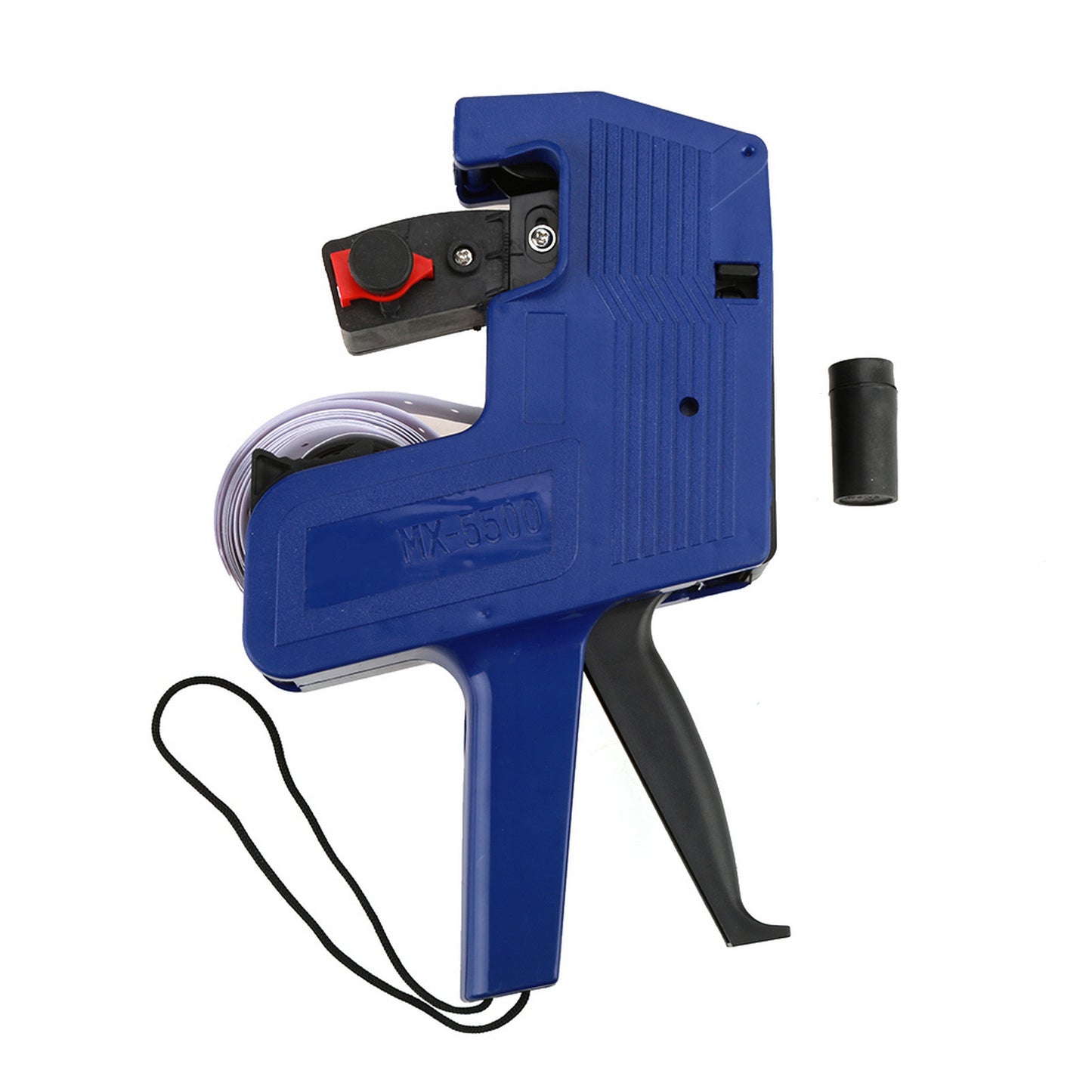 MX-5500 Labeler 8 Digits Price Tag Sticker Gun Retail Tool Include Labels & Ink Refill (blue)