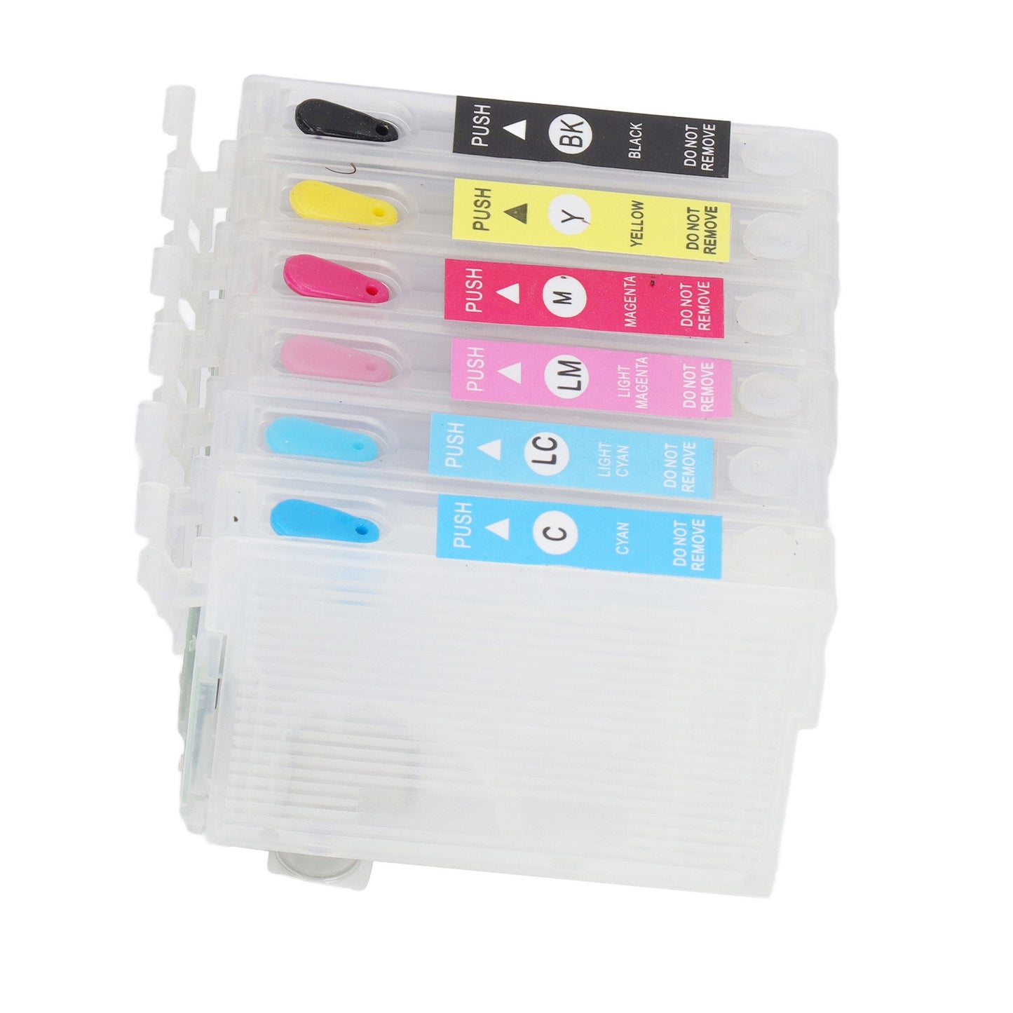 6 Colors Ink Cartridge with Permanent Chip Replacement Refill Cartridge Printer Accessories T0781 T0782 T0783 T0784 T0785 T0786